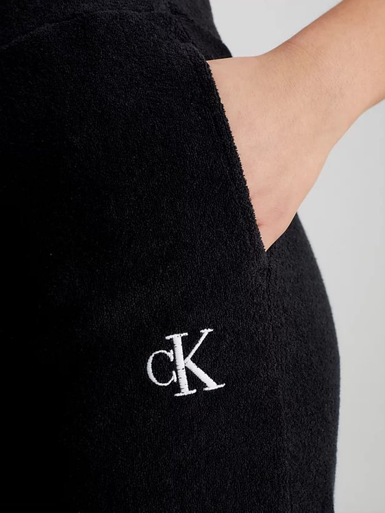 Luxusní CK Monogram kalhoty, Černá barva, XS, S, M, L