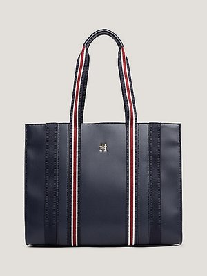 Tommy Hilfiger – Identity kabelka, Modrá, Navy barva