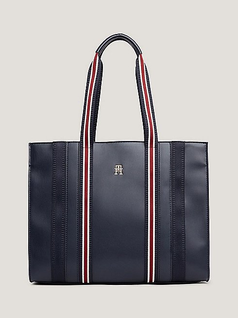 Tommy Hilfiger – Identity kabelka, Modrá, Navy barva