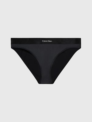 Calvin Klein Swimwear – CK Refined Waistband plavky, Černá barva