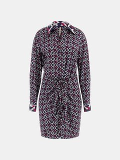 Alya Printed šaty Modrá, Multi barva Ženy