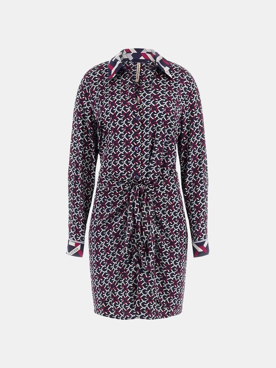 Alya Printed šaty Modrá, Multi barva Ženy