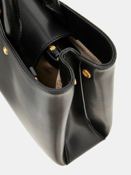 Módní Sarita Girlfriend velká kabelka, Černá barva, 2024