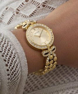 Ribbon hodinky – GUESS, Zlatá barva Ženy 1