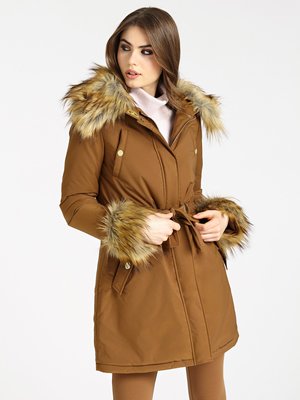 Marciano – New Glam parka, Hnědá barva