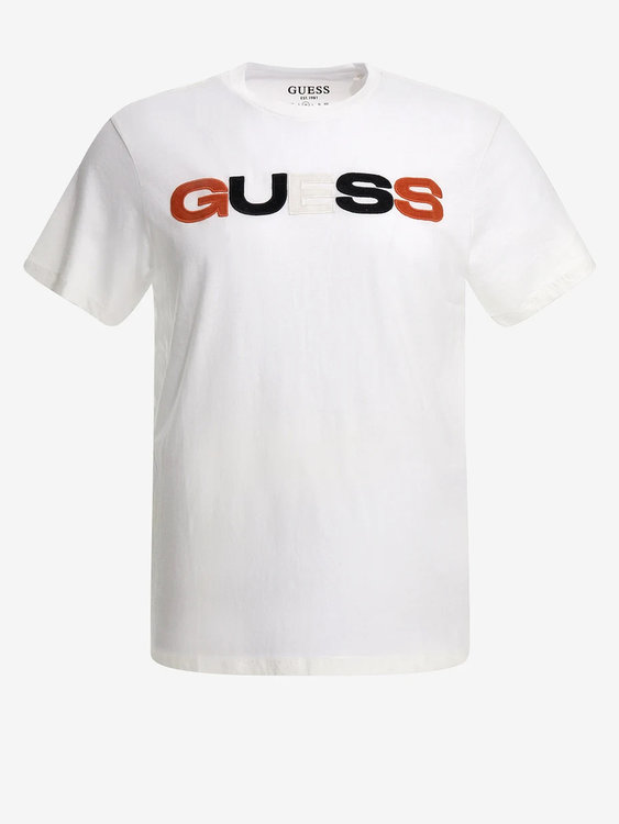 Luxusní Front logo tričko, Bílá barva, S, M, L, XL