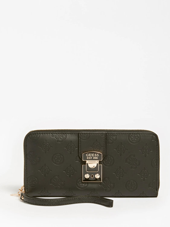 Guess – Carlson peněženka, Černá barva