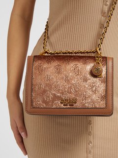 Luxusní Abey crossbody, Hnědá barva, T/U