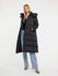 GUESS – Ines Long Down kabát, Černá barva