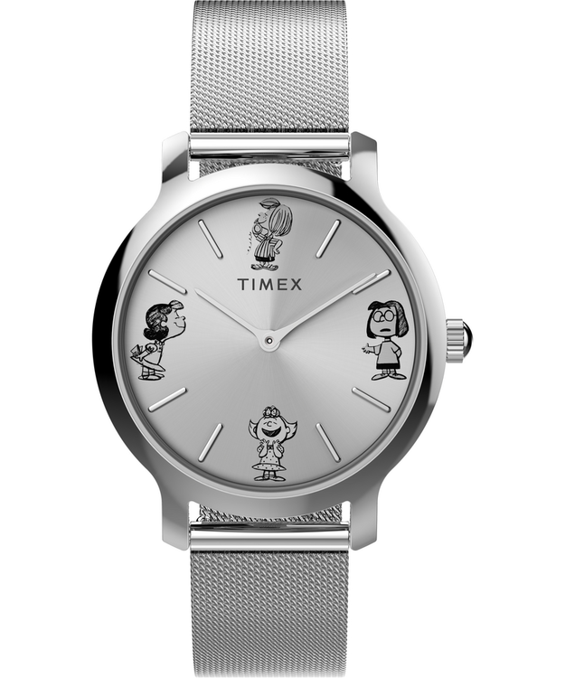 TIMEX – Peanuts hodinky, Stříbrná barva