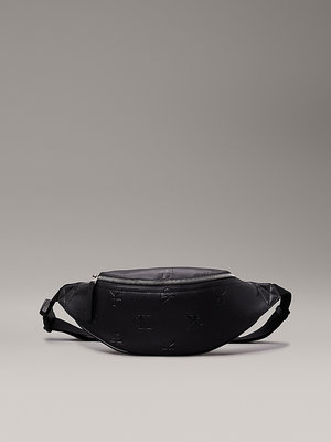 Calvin Klein Jeans – Monogram Soft ledvinka, Černá barva