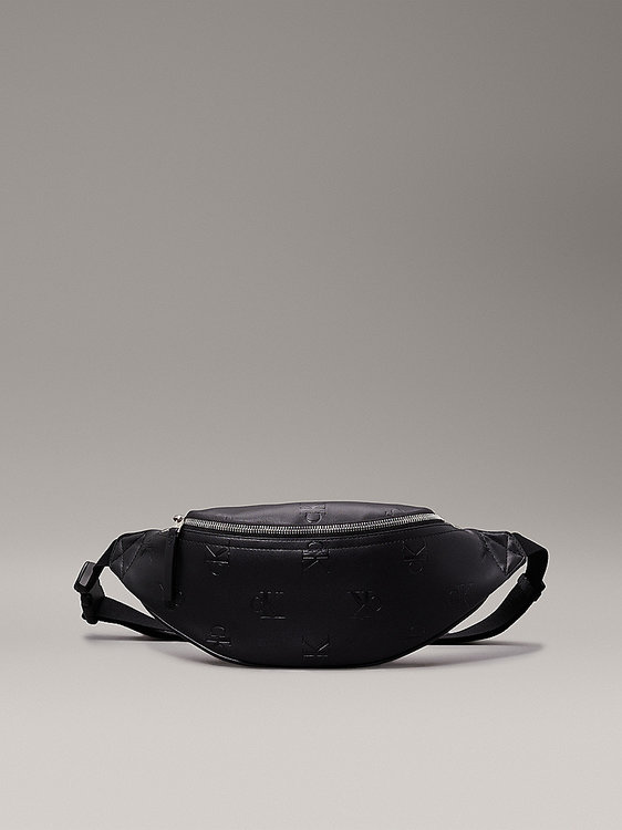 Calvin Klein Jeans – Monogram Soft ledvinka, Černá barva