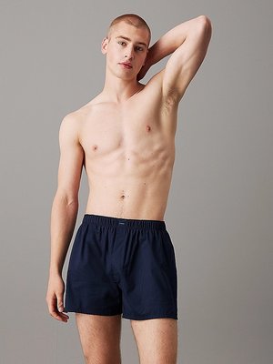 Woven boxer 3ks – Calvin Klein Underwear, Modrá barva Muži