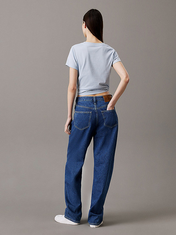 Gradient Monologo Slim triko – Calvin Klein Jeans, Modrá barva Ženy