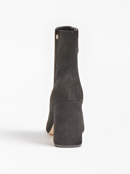 Módní Adelia Suede kotníkové boty, Černá barva, 2021, 2020