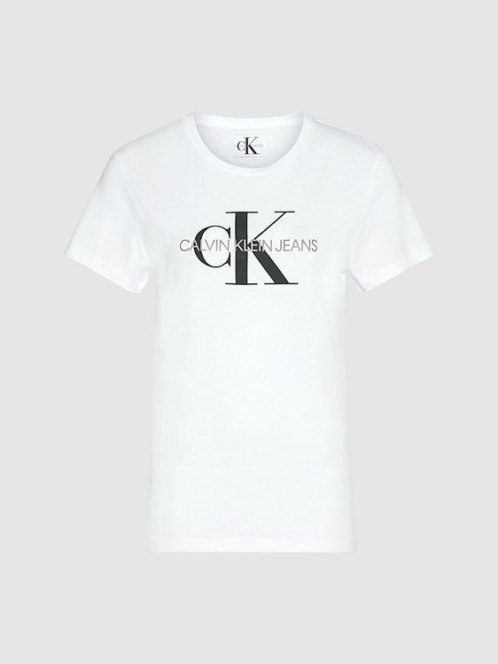 Triko Core Monogram Logo Bílá barva Ženy, Ženy