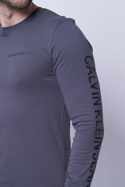 Luxusní Institutional triko, Šedá barva, S