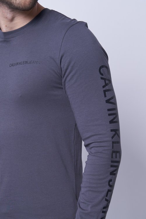 Luxusní Institutional triko, Šedá barva, S