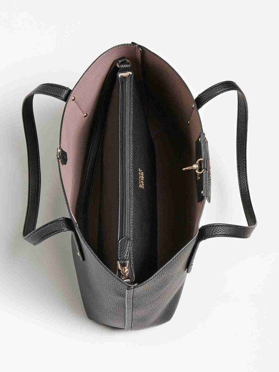 Brenton kabelka – Guess, Černá, Růžová barva Ženy 1