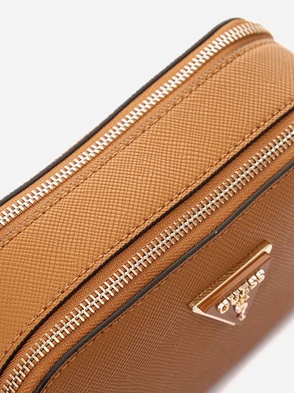 Luxusní Noelle crossbody, Hnědá barva, T/U/1