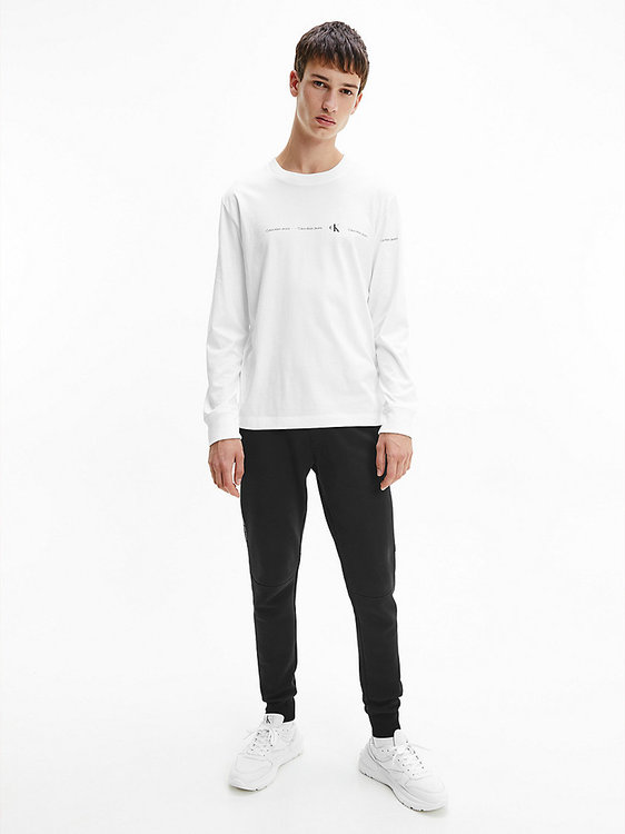 Repeat Logo tričko – Calvin Klein Jeans, Bílá barva Muži