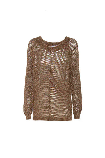 Módní Moret svetr, Bronzová barva, 2022