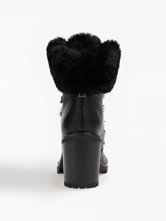 Módní Galway krátké kozačky, Černá barva, 2022