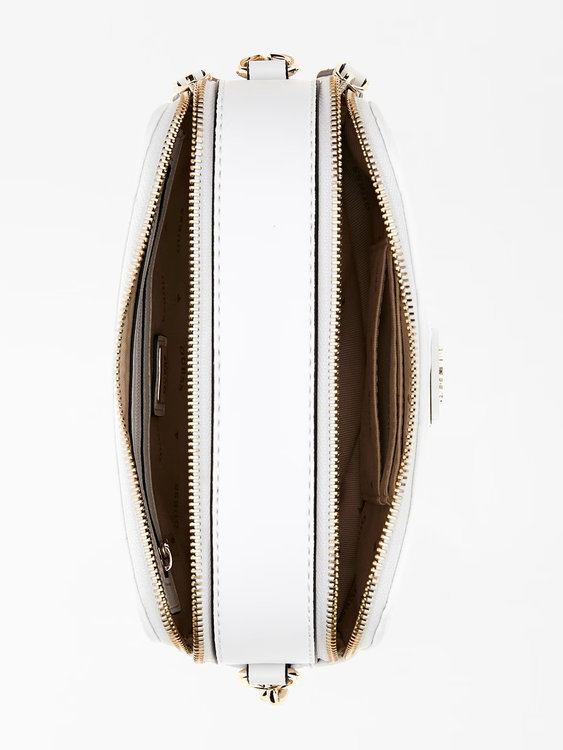 Módní Noelle crossbody, Bílá barva, 2023