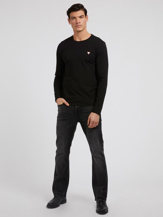 Módní Core triko, Černá barva, 2023