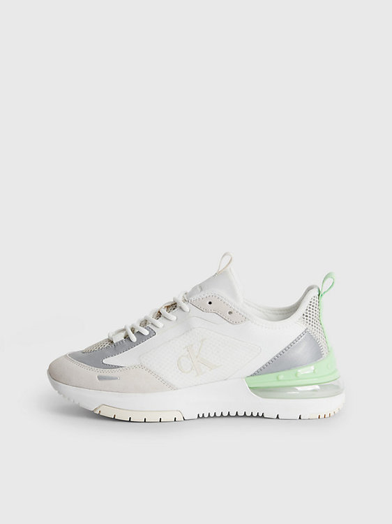 Calvin Klein Jeans – Sporty Runner tenisky, Bílá barva