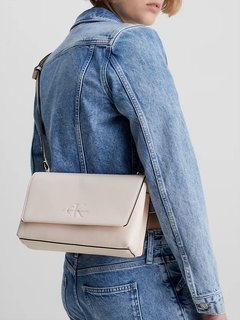 Luxusní Sculpted kabelka, Krémová barva, OS