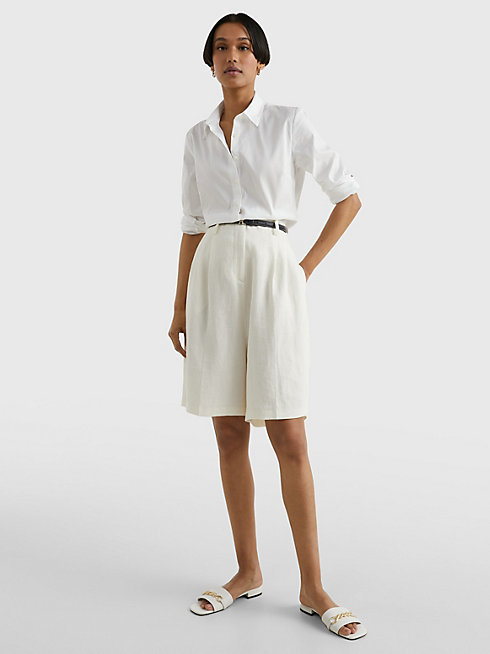 Heritage košile – Tommy Hilfiger, Bílá barva Ženy