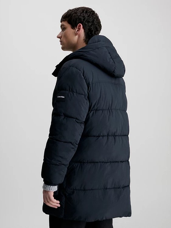 Crinkle Nylon bunda – Calvin Klein, Černá barva Muži