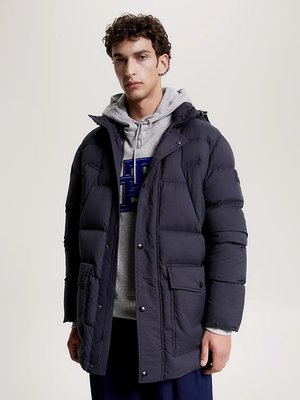 Tommy Hilfiger – Rockie Hooded bunda, Navy barva