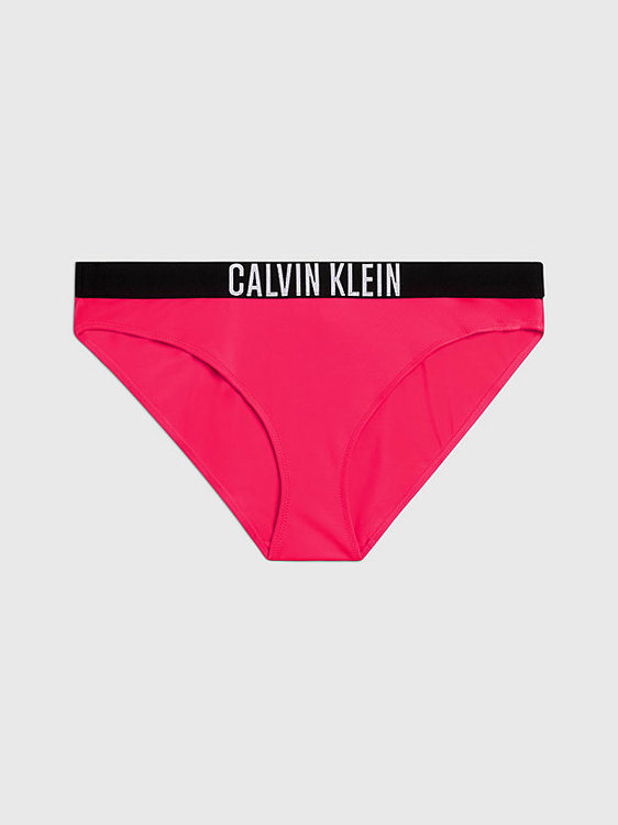 Calvin Klein Swimwear – Intense plavky, Červená barva