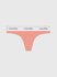 Calvin Klein Underwear – Modern Cotton tanga, Korálová červená barva