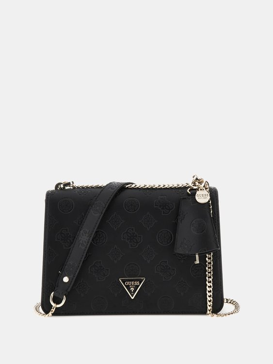 GUESS – Jena Convertible crossbody, Černá barva