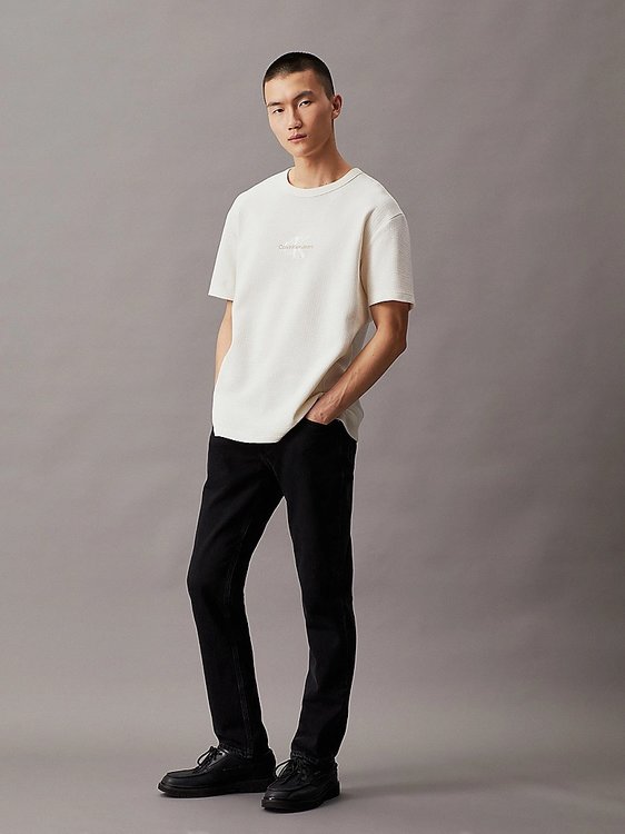 Luxusní City Grid triko, Béžová, Krémová barva, XS, S, M, L, XL, XXL