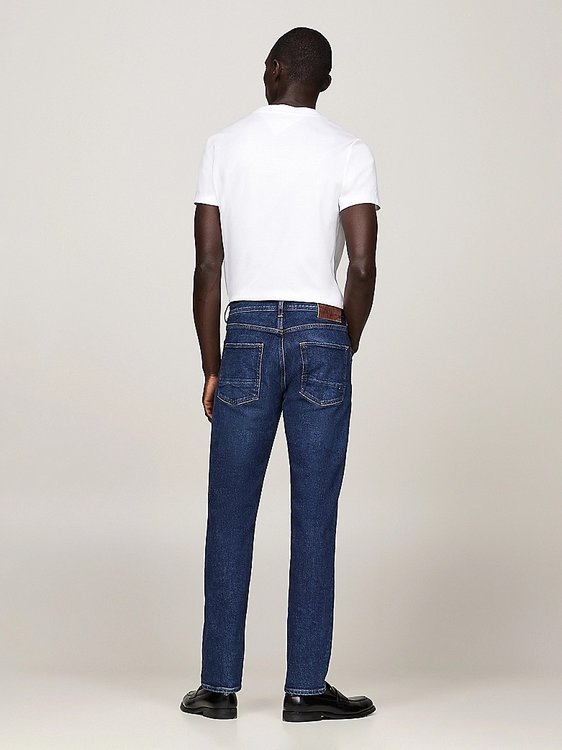 Luxusní Straight Denton jeans, Modrá barva, 34/32