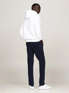 Luxusní Chest Logo Drawstring mikina, Bílá barva, L