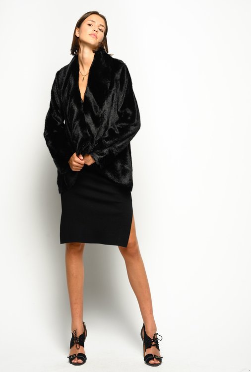 Módní Vanatu sukně, Černá barva, 2020