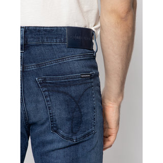 Slim taper jeans Modrá barva Muži