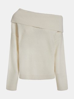 Asymmetric svetr Bílá barva Ženy