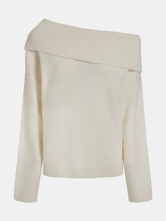 Asymmetric svetr Bílá barva Ženy