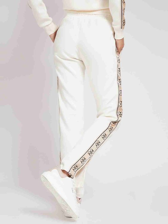 Módní Britney 4G logo tepláky, Krémová barva, 2022 2