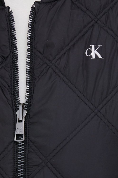 Calvin Klein Jeans – Reversible bomber, Černá barva 1