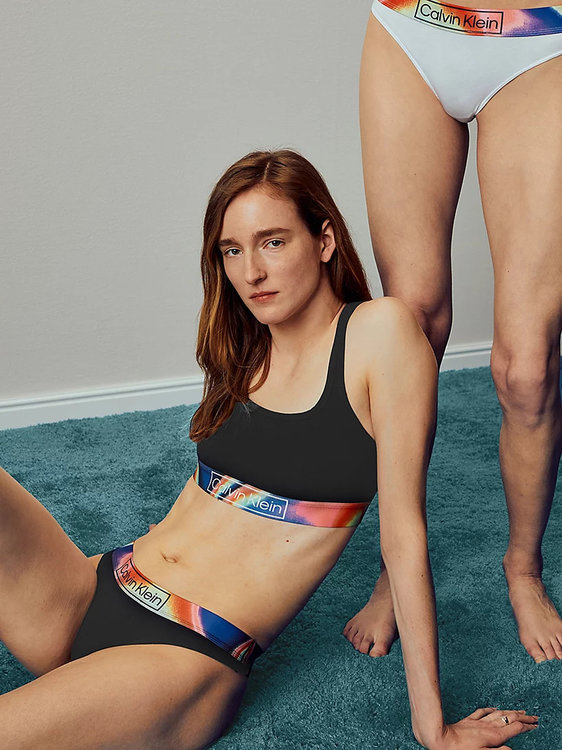 Luxusní Pride tanga, Černá barva, XS, S, M