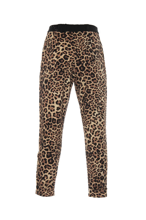 Luxusní Quasi tepláky, Hnědá barva, S, M