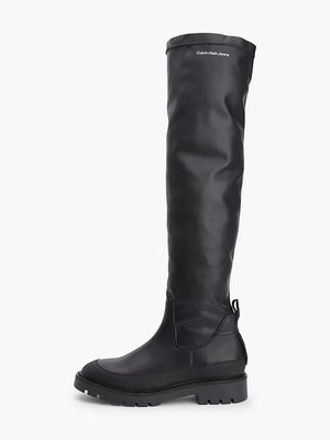 Calvin Klein Jeans – Combat kozačky, Černá barva