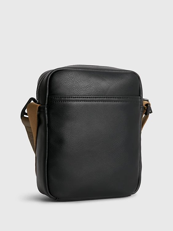 Reporter crossbody – Calvin Klein Jeans, Černá, Hnědá barva Muži